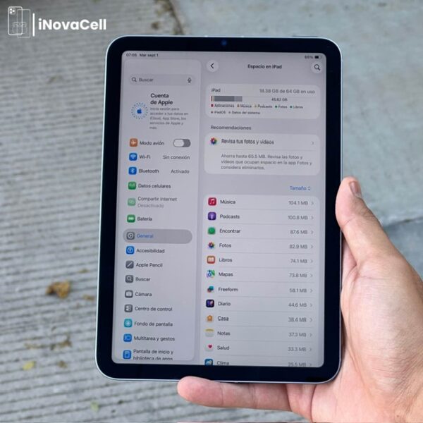 Apple iPad Mini 6ta generación.
